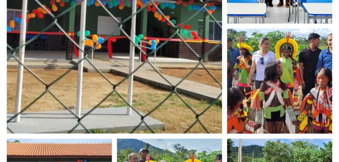 Inauguração da Escola Tonkore na Aldeia Kanhokro