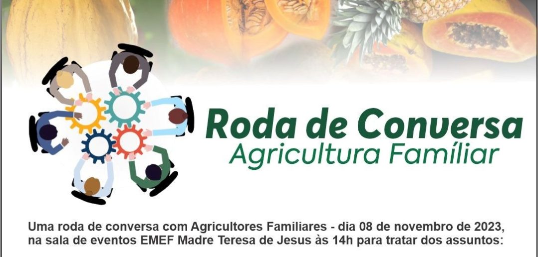 Roda de Conversa – Agricultura Familiar